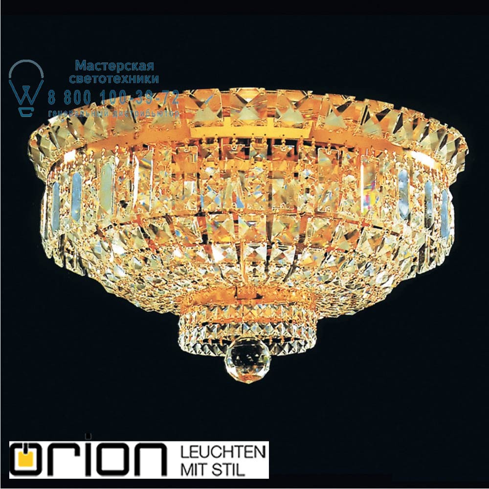 orion leuchten DLU 2238/3/45 gold Ambassador Ceiling Light, 24K gold plated, 45cm потолочная люстра