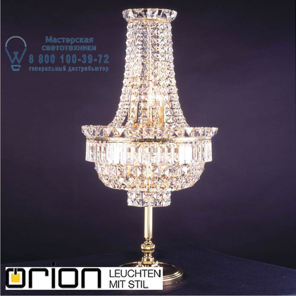 orion leuchten LA 4-1025/12 gold Ambassador Table Lamp, 24K gold plated настольная лампа