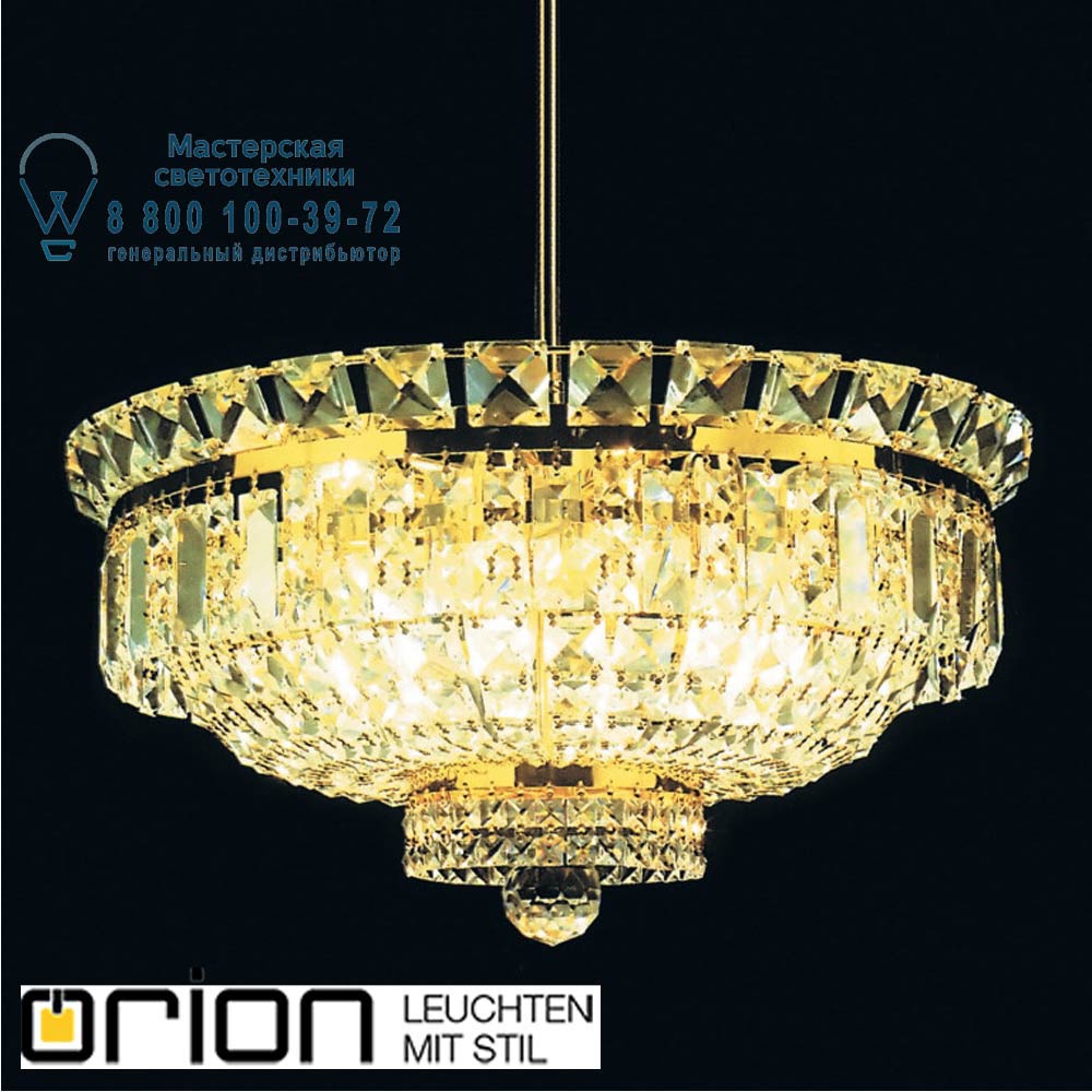 orion leuchten LU 2238/9/45 gold Ambassador Chandelier, dia. 45cm, 24K gold plated люстра