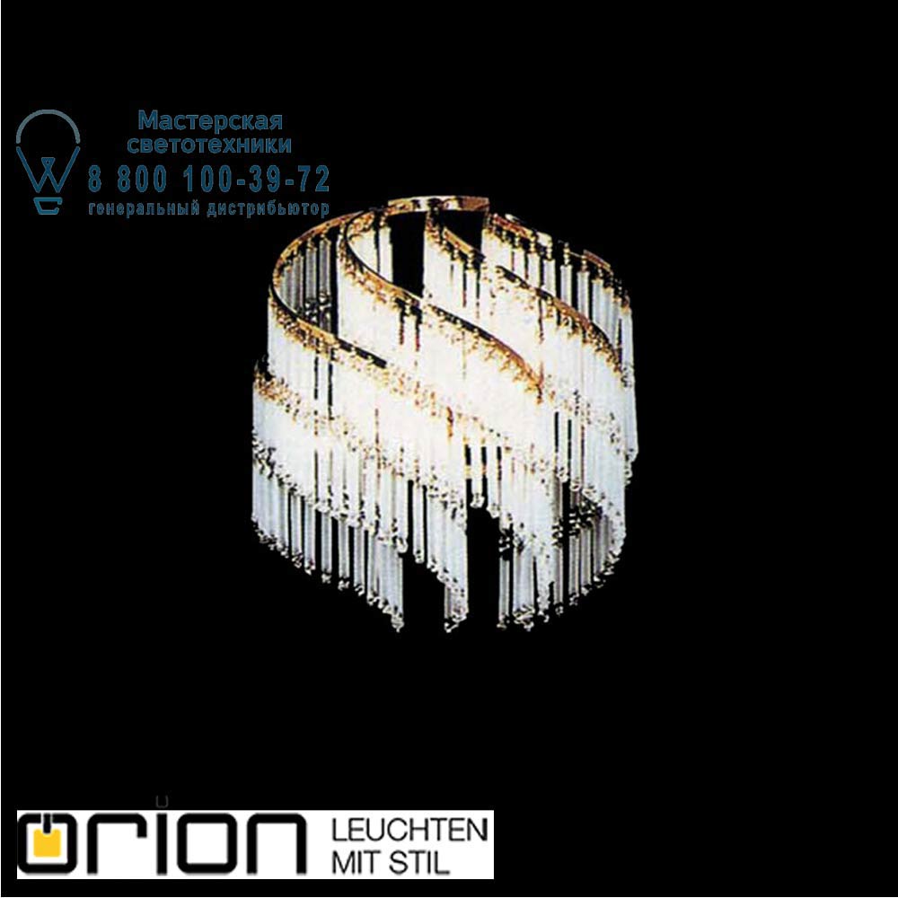 orion leuchten WA 2-659/2 gold classic crystal wall light with glass sticks, H24cm, 24K gold plated светильник