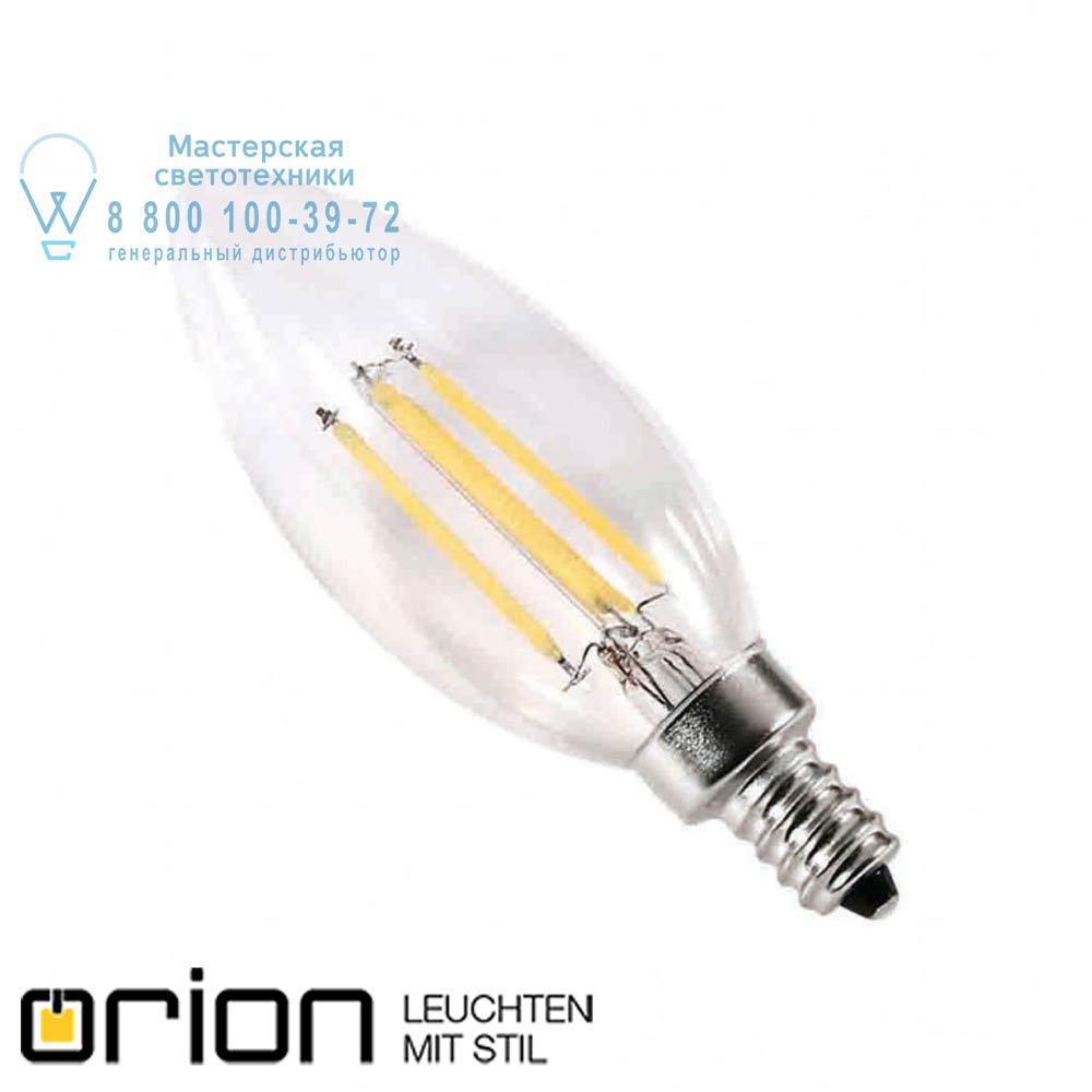 orion leuchten E14/4W klar LED *FO* E27 LED, G45 with clear cover светодиодная лампа