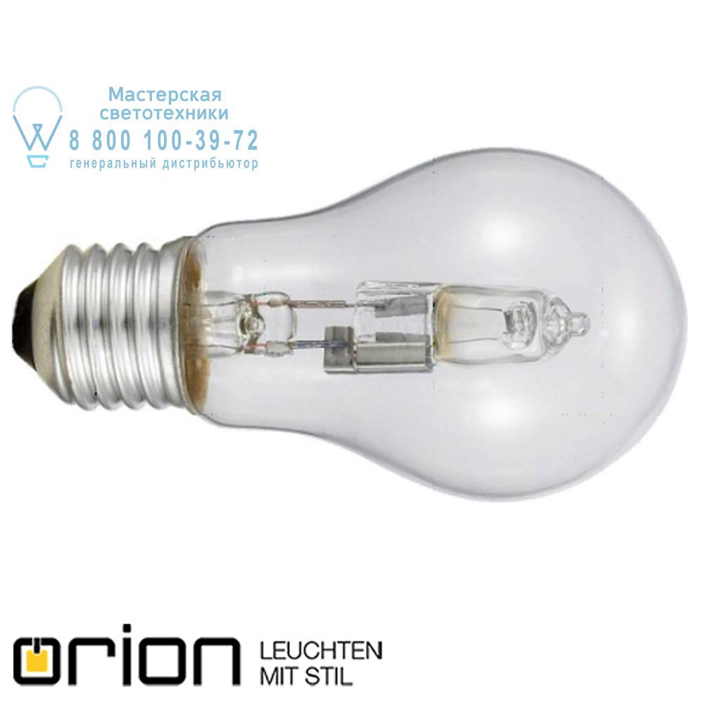 orion leuchten E27/20W klar ES *FO* E27 Eco halogen A55 bulb, 20W галогенная лампа