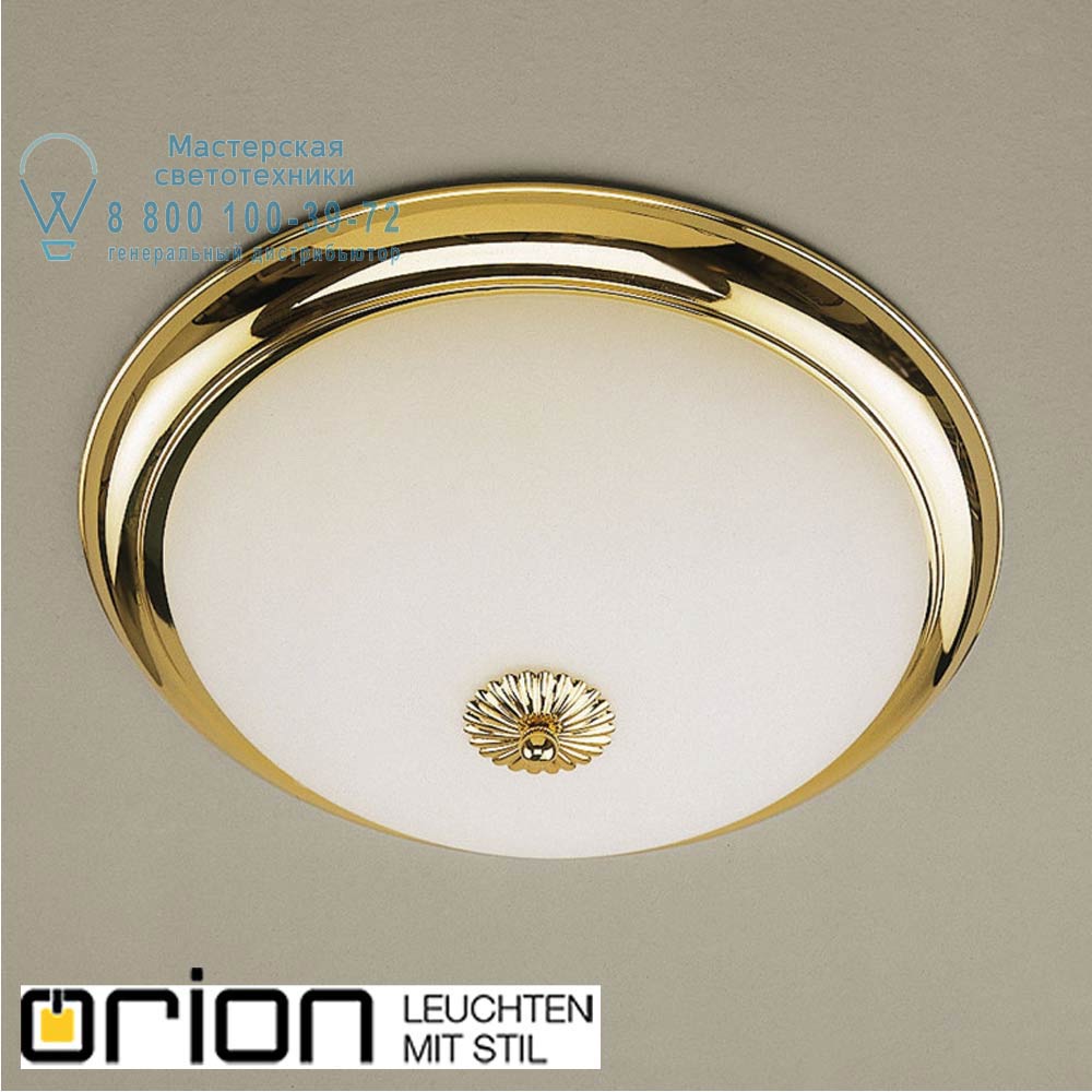 orion leuchten DL 7-087/47 gold/opal-matt Empire ceiling light, 24K gold plated, dia. 47cm потолочный светильник