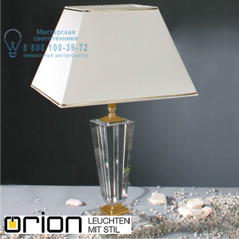 orion leuchten LA 4K/451 01 015 gold Florenz Table Lamp with Acrylic frame, gold finish, H63cm настольная лампа