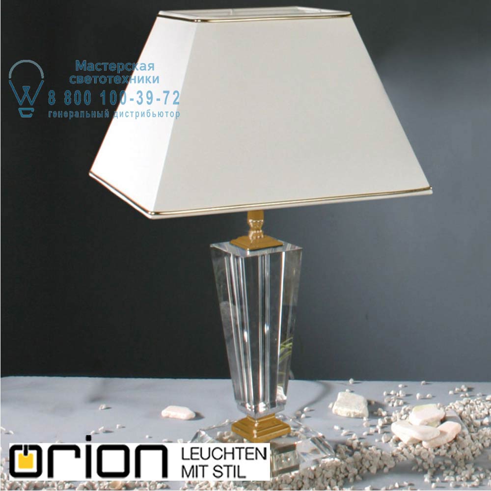 orion leuchten LA 4K/504 27 85 Bern gold Florenz Table Lamp with Acrylic frame, gold finish, H50cm настольная лампа