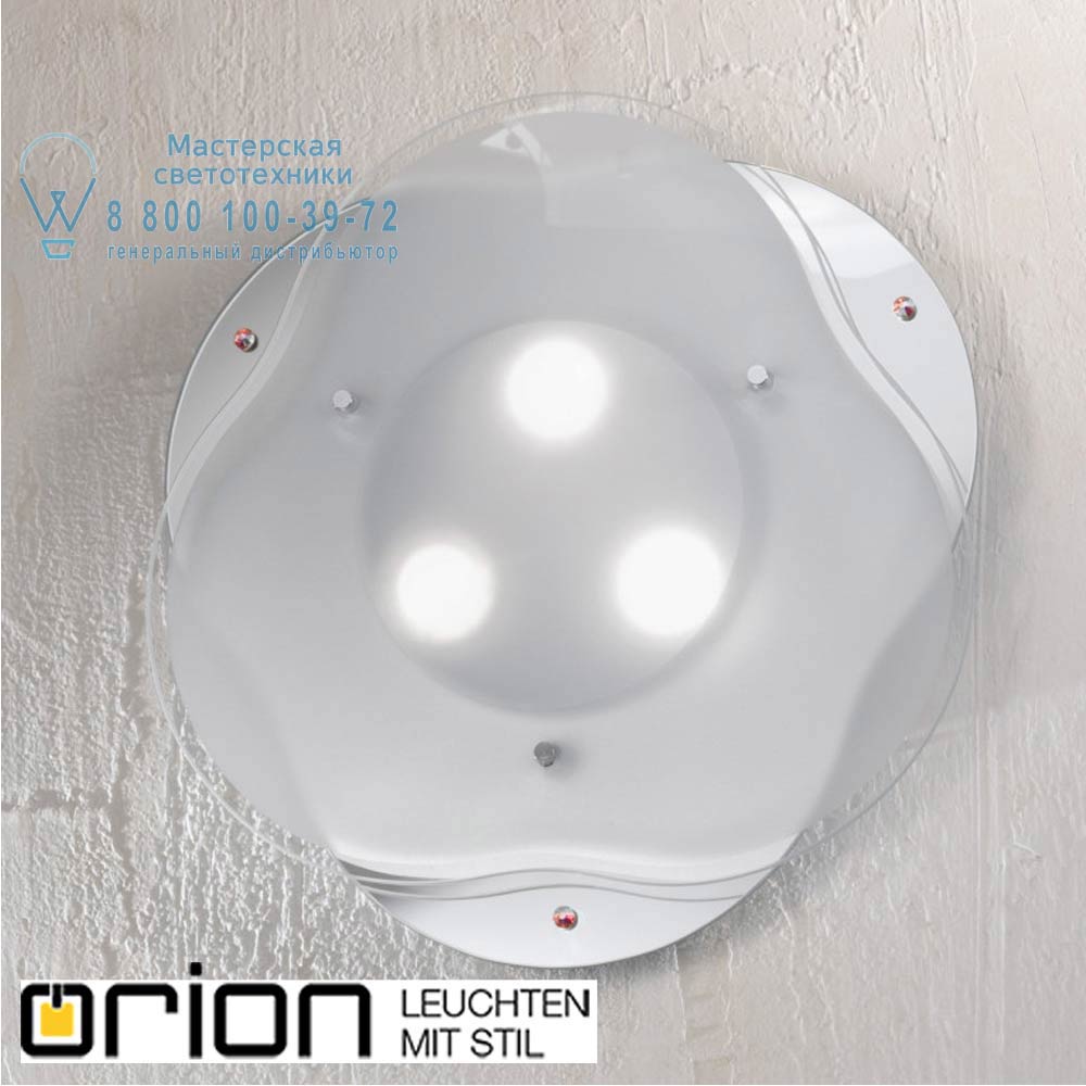orion leuchten DL 7-598/3 Kristall LED Ceiling Light FENZA, chrome finish светильник