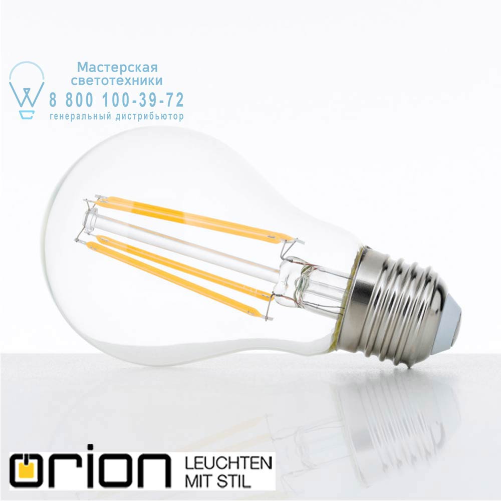 orion leuchten E27/8W klar LED *FO* LED A65 bulb, 8W, dimmable светодиодная лампа