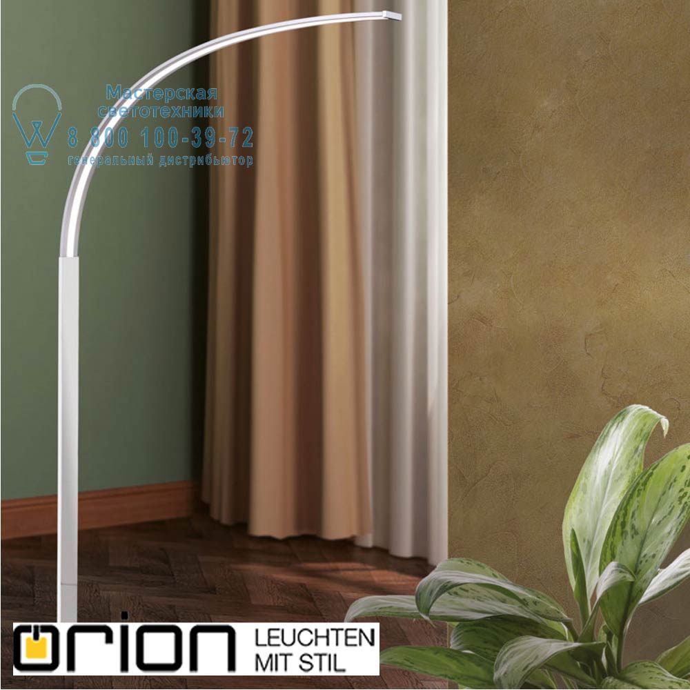orion leuchten Stl 12-1167/1 chrom LED Floorlamp ARCO, chrome finish торшер