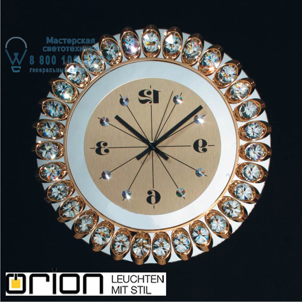 orion leuchten Wanduhr 13K/WV50 gold Letizia Wall Light, gold finish предмет интерьера