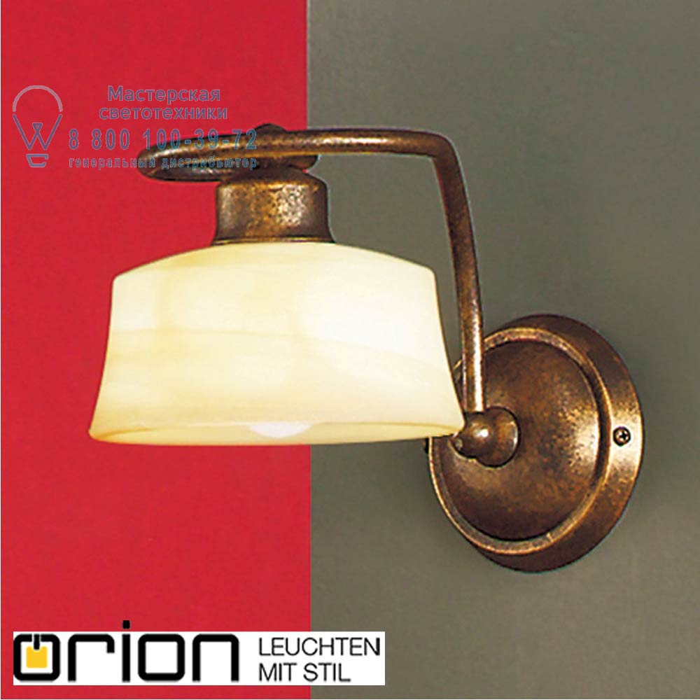 orion leuchten WA 2-1040/1 Antik Matteo wall light, 1 lamp, antique finish светильник