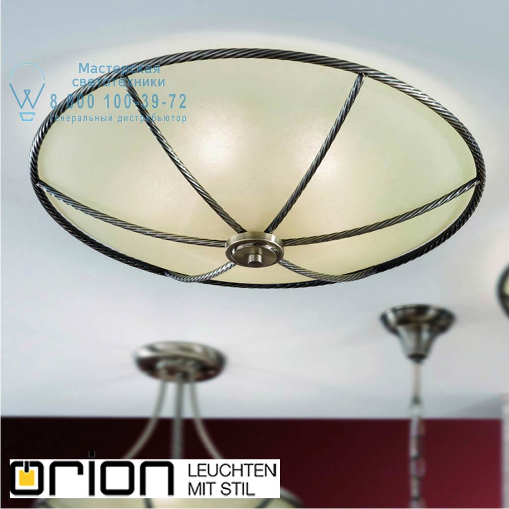 orion leuchten DL 7-567/56 Patina Mauro ceiling light, dia. 56cm, Antique Brass finish потолочный светильник