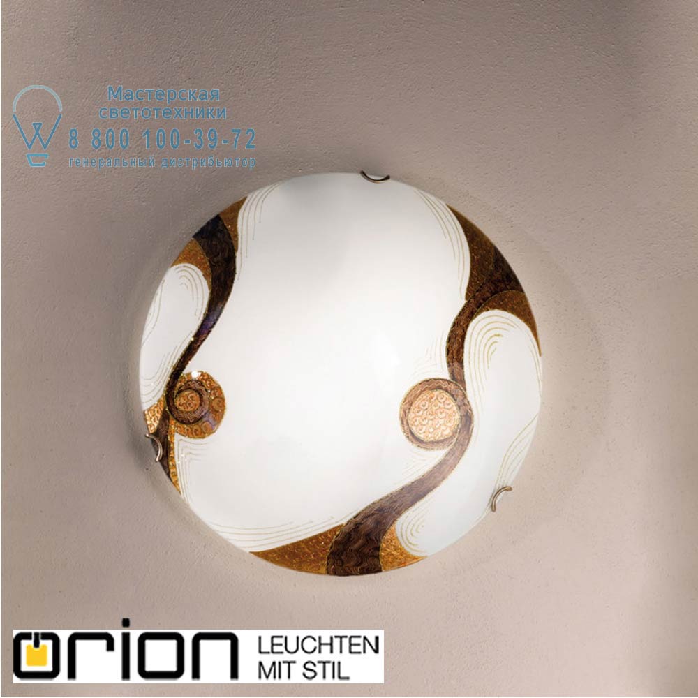 orion leuchten NU 9-389/40 Dekor Misio ceiling light with glass decoration светильник
