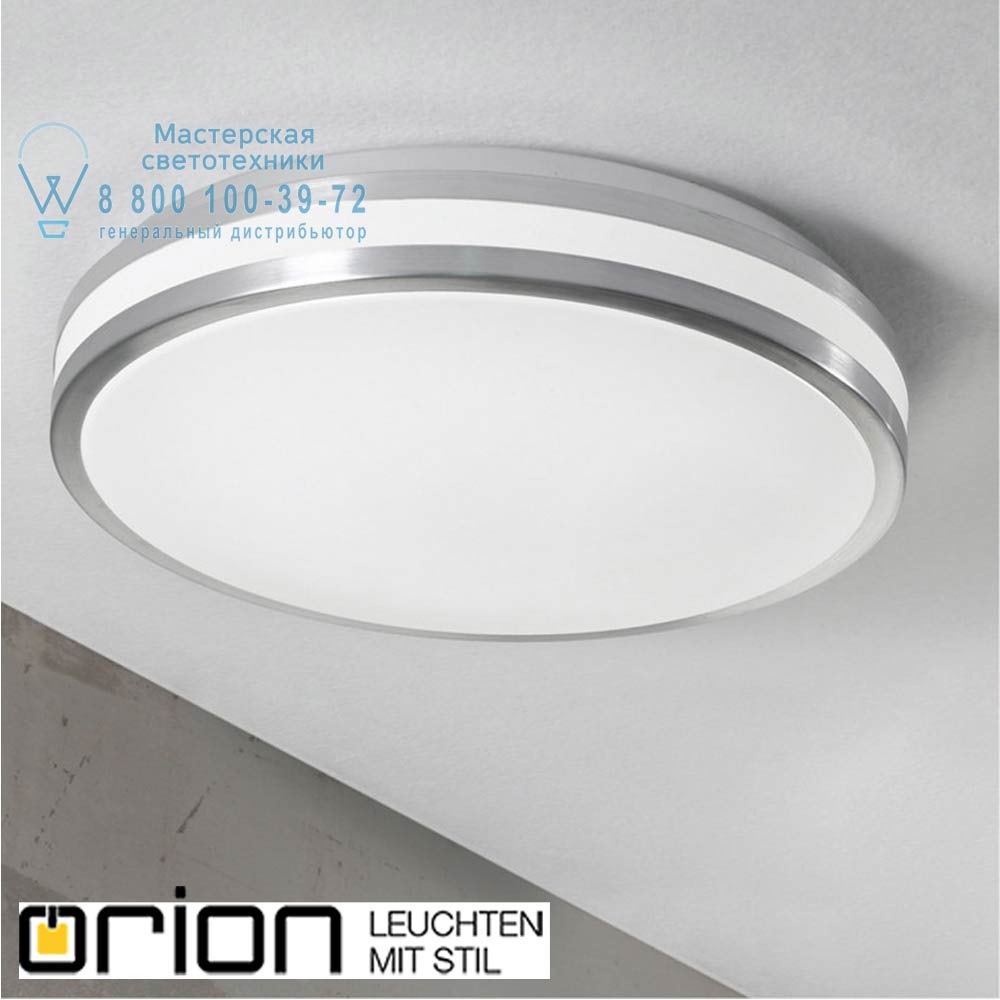 orion leuchten NU 9-388/35 opal Nedo LED Bathroom ceiling light with aluminium decor, 35cm светильник