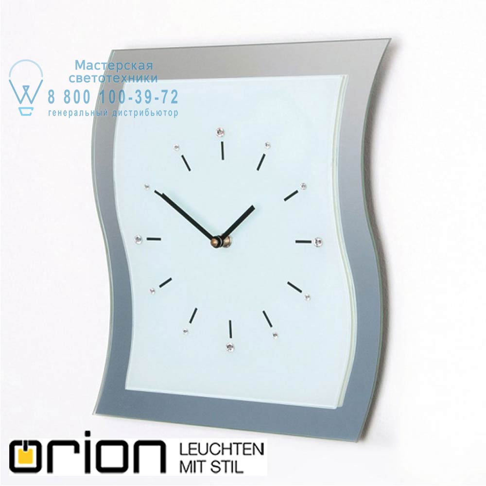 orion leuchten Wanduhr 13K/WV33 weiß/Strass Ola wall clock, white предмет интерьера