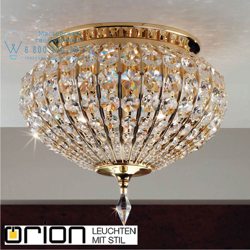 orion leuchten DL 7-478/3/340 gold Oriental ceiling light, 34cm, 24K gold plated потолочный светильник