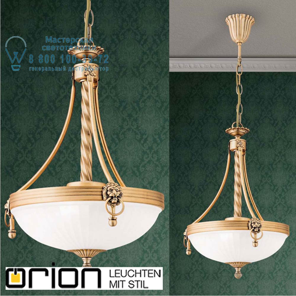 orion leuchten HL 6-1611/3 bronze Rocca pendant light, 32cm, bronze finish подвесной светильник
