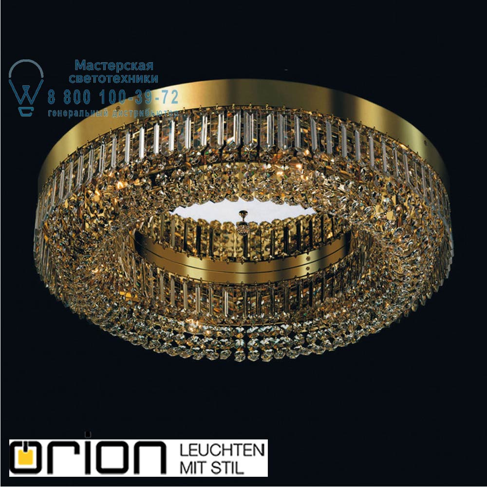orion leuchten DLU 2347/6/60 gold Saturn Crystal ceiling light, 60cm, gold finish потолочная люстра