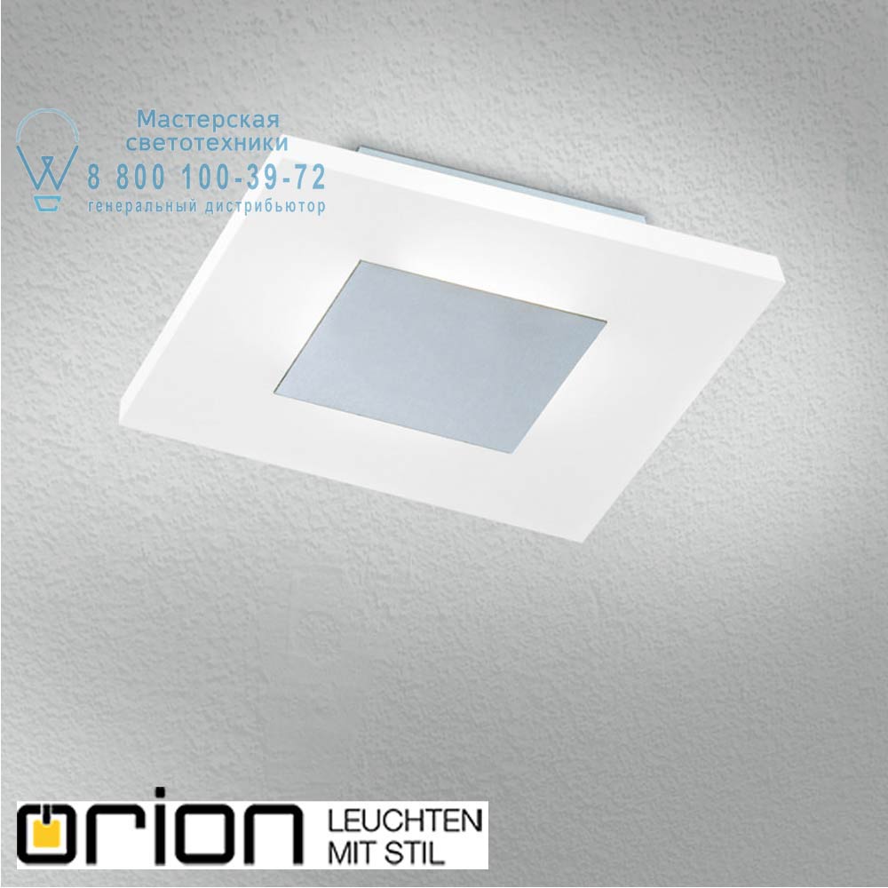 orion leuchten DL 7-614/20 satin Tauro LED ceiling light, 20x20cm светильник