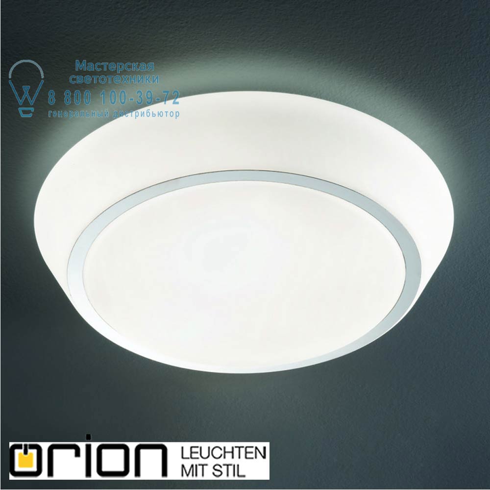 orion leuchten DL 7-590/38 chrom/opal Tena ceiling light, 38cm светильник