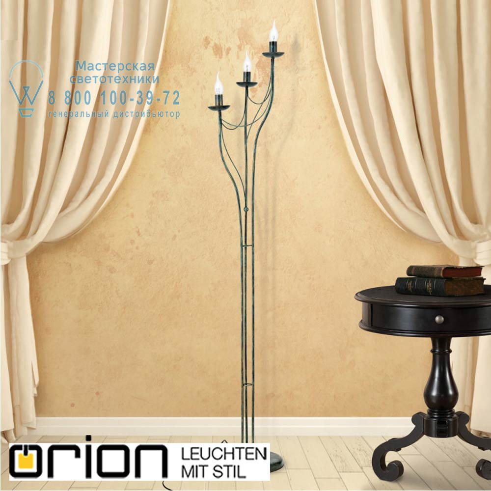 orion leuchten Stl 12-1174/3 Antik Vela floor lamp, antique finish торшер