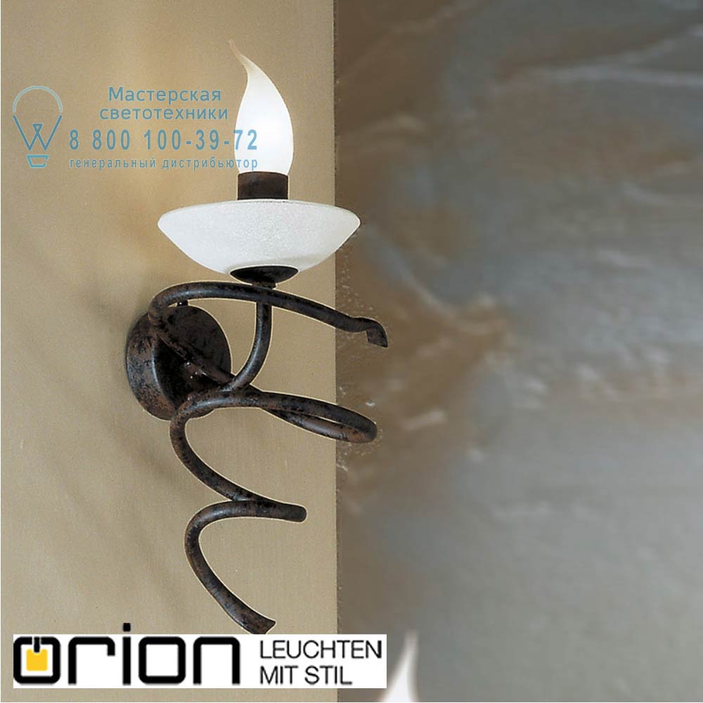 orion leuchten WA 2-855/1 Antik Vera wall light, 1 lamp, antique finish светильник