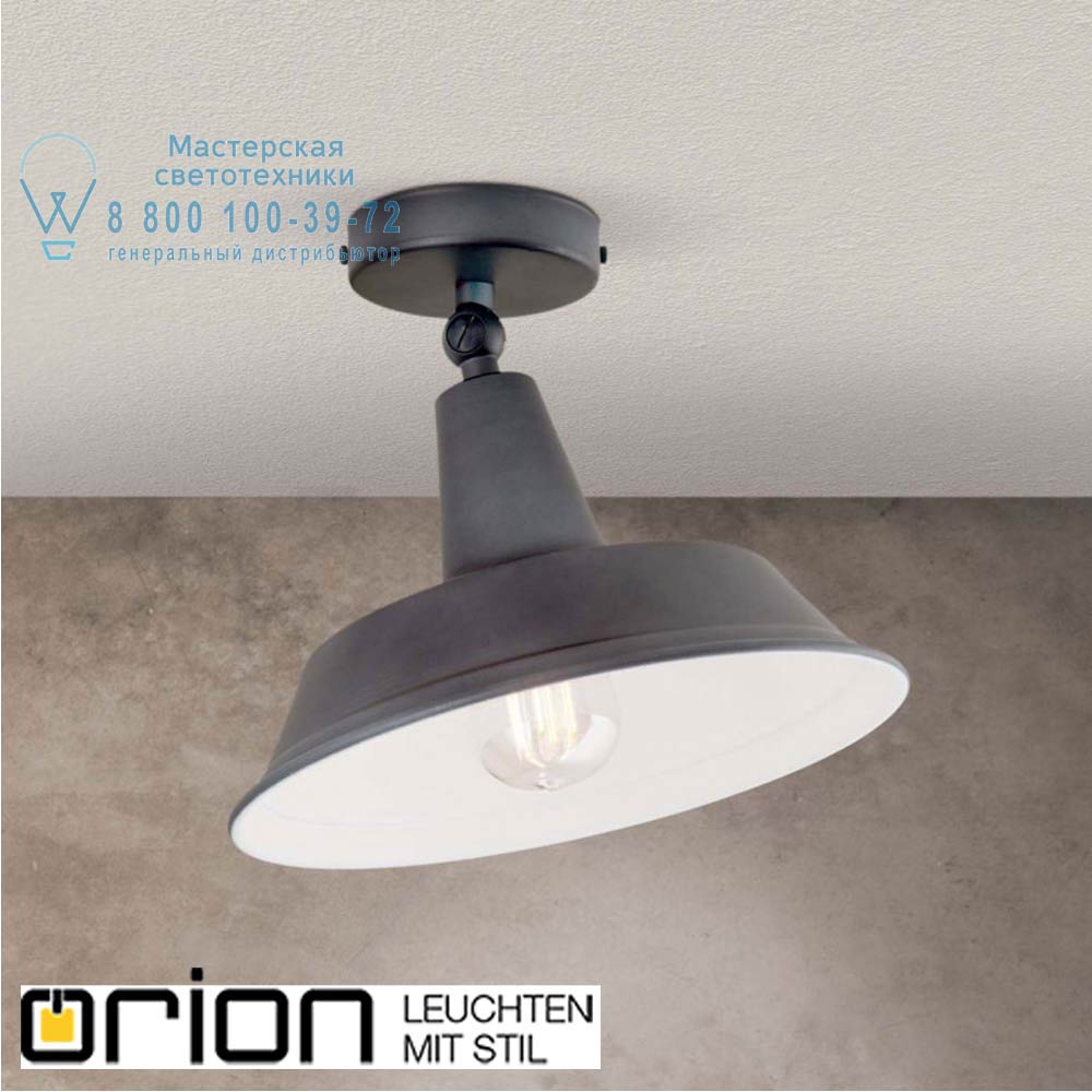 orion leuchten DL 7-624/1 Vintage/grau Vintage Ceiling Light ARVID grey подсветка зеркала