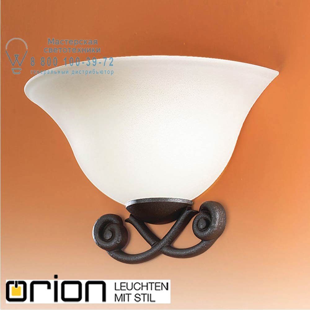 orion leuchten WA 2-1001/1 Antik Wall Lamp Abele in Antique finish, 1xE27 светильник