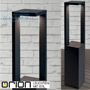Иконка orion leuchten AL 11-1177 anthrazit Naok LED Garden Poll Light, anthrazite finish & square уличный светильник