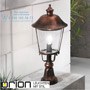 Иконка orion leuchten AL 11K/360.33 schw.-kupfer Kenzo Garden Poll Light, black-copper finish, H58cm уличный светильник