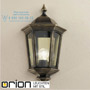 Иконка orion leuchten AL 11K/82505 schwarz-gold/rauch Puchberg Garden Wall Light, black/gold finish уличный светильник