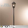 Иконка orion leuchten AL 11K/82576 schwarz-gold/rauch Puchberg Garden Poll Light, H 140cm, black/gold уличный светильник