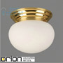 Иконка orion leuchten DL 7-054/26 MS/329 opal glänzend Wiener Nostalgie ceiling light, 26cm, shiny brass finish, shiny opal glass светильник