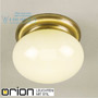 Иконка orion leuchten DL 7-054/40 Patina/337 champ glänzend Wiener Nostalgie ceiling light, 40cm, antique brass finish, shiny champagne glass светильник