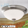 Иконка orion leuchten DL 7-085/26 satin/opal-matt Nostalgie ceiling light, 26cm, satin chrome colour, matt opal glass светильник