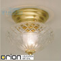 Иконка orion leuchten DL 7-261 bronze/415 klar-Schliff Adele Ceiling Light, bronze plated, with clear cut glass, 25cm светильник