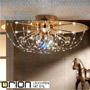 Иконка orion leuchten DL 7-392/12/68x44 gold Uranus crystal ceiling light, 68x44cm, 24K gold plated светильник
