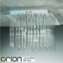 Иконка orion leuchten DL 7-453/50 chrom Alerio Ceiling Light, chrome, with glass sticks, 50x50cm светильник