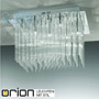 Иконка orion leuchten DL 7-453/60 chrom Alerio Ceiling Light, chrome, with glass sticks, 60x60cm светильник