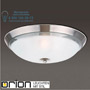 Иконка orion leuchten DL 7-465/44 satin/465 klar-matt Opaldesign ceiling light, 44cm, satin chrome with frosted glass светильник