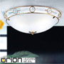 Иконка orion leuchten DL 7-480/45 gold-matt/465 opal-matt Opaldesign ceiling light, 45cm, brushed gold with opal glass & crystal decor светильник
