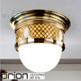 Иконка orion leuchten DL 7-544/3/305 MS/480 opal-glänzend Alt Wien Ceiling Light, Shiny Brass finish, 30cm светильник