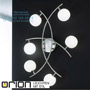 Иконка orion leuchten DL 7-574/6 satin Santi ceiling light, 6 lamps, satin chrome finish светильник