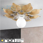 Иконка orion leuchten DL 7-577/1 Antik/Elfenbein Flower Ceiling Light, Antique gold finish светильник