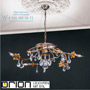 Иконка orion leuchten DL 7-611/5 silber-gold Miramare ceiling lamp, silver-gold finish, 5 lamps светильник