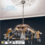 Иконка orion leuchten DL 7-611/7 silber-gold Miramare ceiling lamp, silver-gold finish, 7 lamps светильник