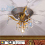 Иконка orion leuchten DL 7-612/1 silber-gold Miramare ceiling lamp, silver-gold finish, 1 lamp потолочный светильник