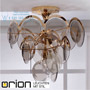 Иконка orion leuchten DLU 1108/6+1 gold/293 rauch Rauchglas ceiling light, 7 lamps, gold finish светильник