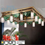 Иконка orion leuchten DLU 1704/12 gold/Pendel grün ORIONtal ceiling light, 12 lampholders, 24K gold plated & green crystal drops светильник