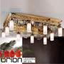 Иконка orion leuchten DLU 1705/10 gold/Prisma grün ORIONtal ceiling light, 10 lampholders, 24K gold plated & green crystal prisms светильник