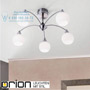 Иконка orion leuchten DLU 1721/5 satin Luna LED ceiling light, satin chrome finish светильник
